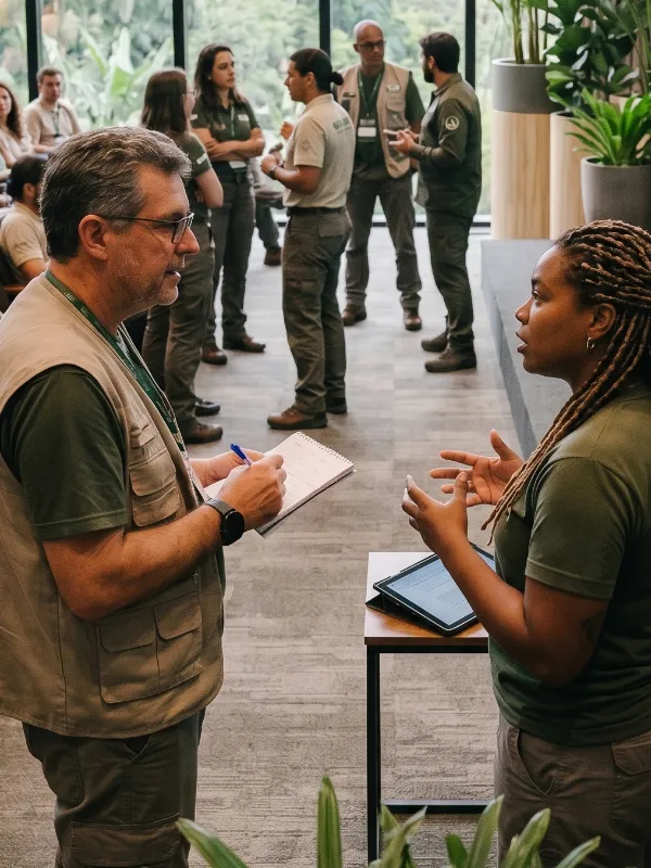 Conferência sobre mínimo impacto em ambientes naturais